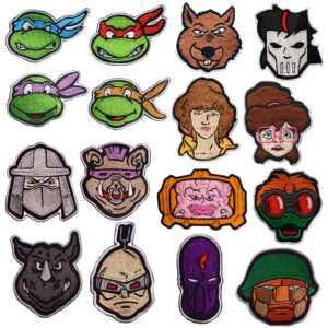 Parches Personajes de las Tortugas Ninjas TMNT