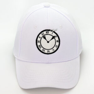 Gorra Torre del Reloj Volver al Futuro Blanca