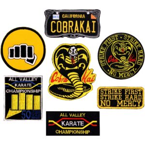 Parches Cobra Kai de Karate Kid
