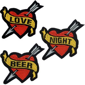 Parches Corazones Flechados