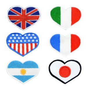 Parches Corazones Paises Varios