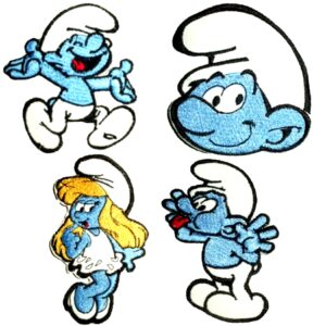 Parches de los Pitufos