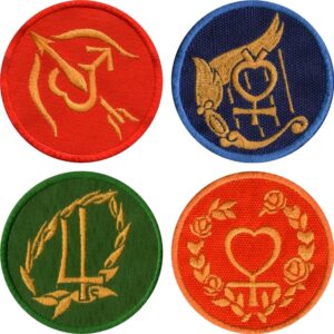 Parches Simbolos Sailor Scouts de Sailor Moon
