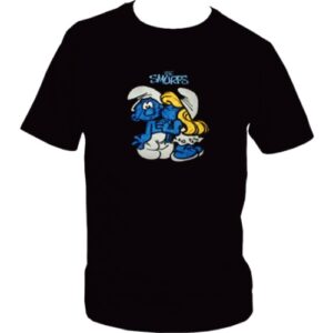 Remera Los Pitufos Bordada