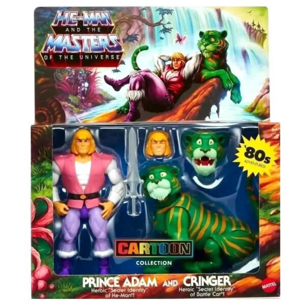 Prince Adam & Cringer (Cartoon Collection) Two-Pack MOTU Origins - Image 2