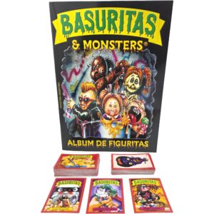 Preventa Album de Figuritas Basuritas & Monsters con Suplemento